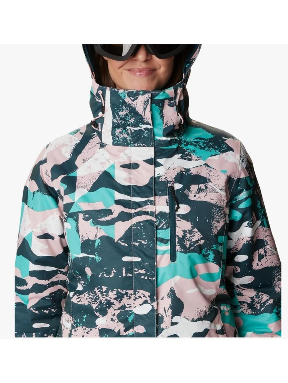 Columbia Whirlibird IV 3-in-1 Ski Jacket Women XS Omni Heat Geoglacial